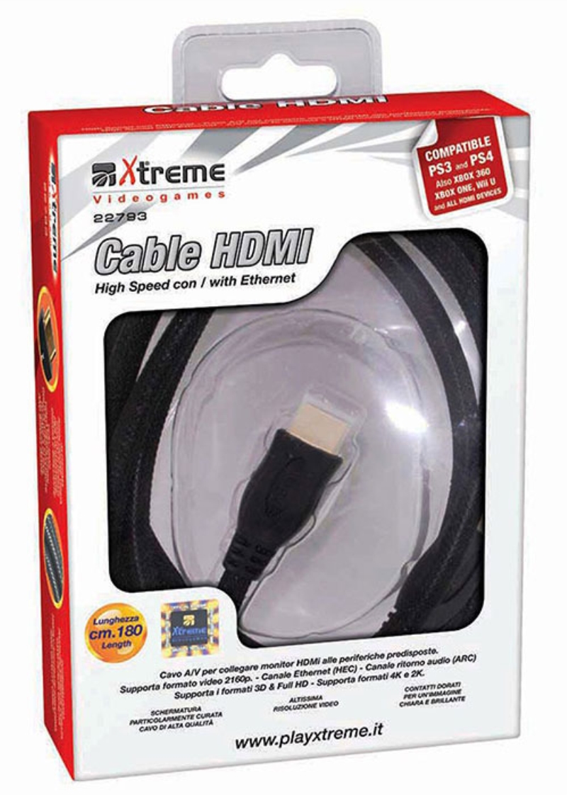 TecnoShop XTREME Cavo HDMI M M 1.8 mt Xtreme